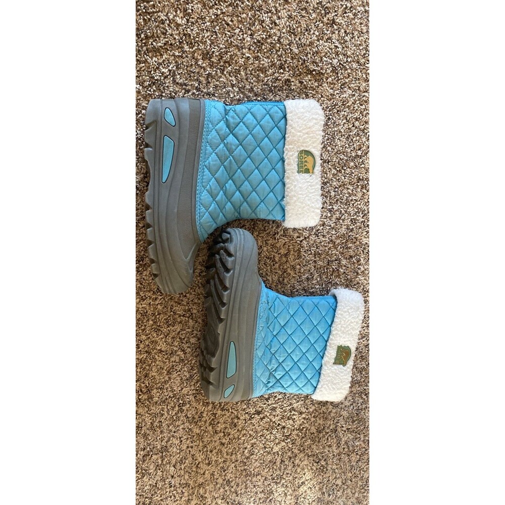 Sorel girls size 5 Snow Boots Blue and Gray